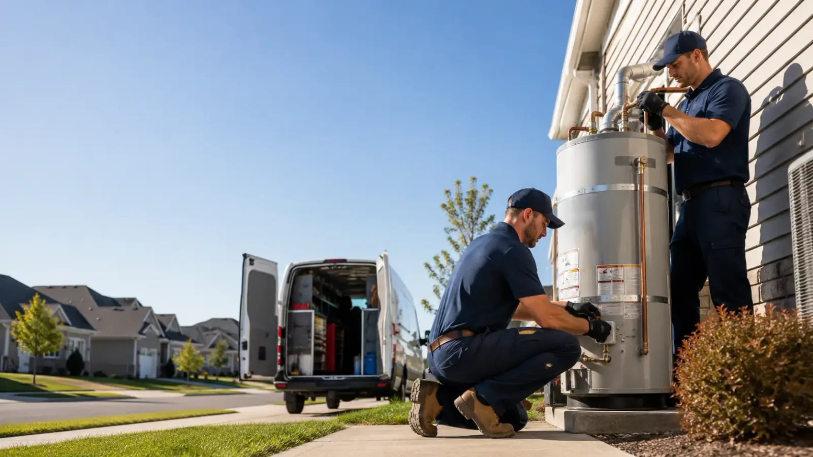 Water Heater Installation in Ruso, ND